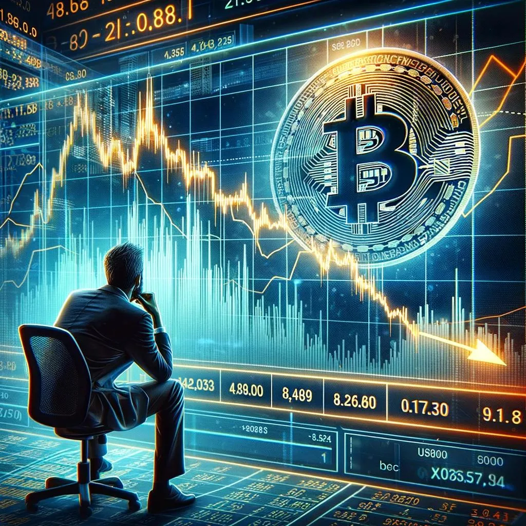Bitcoin price drop
